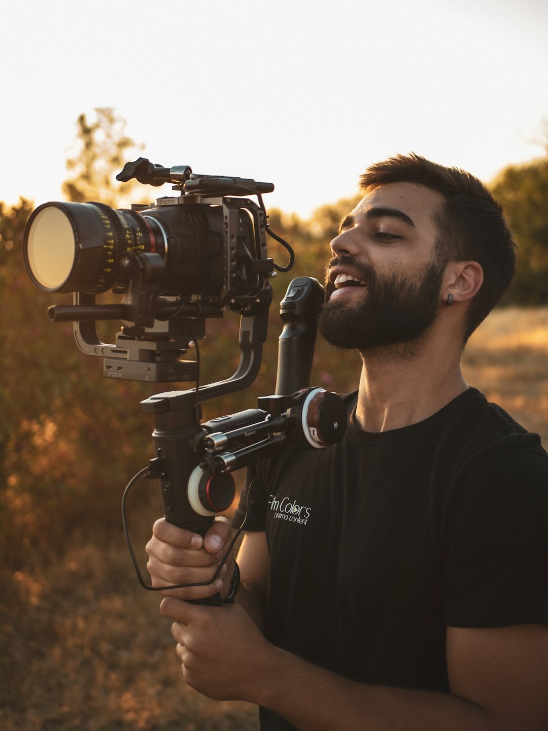 Portrait of a finnish male chief camera operator